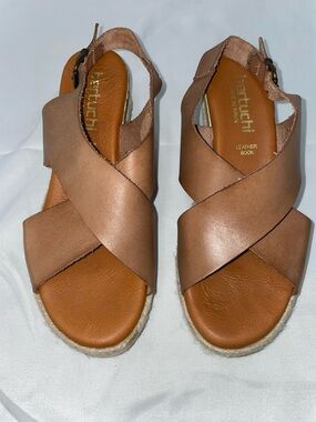 BERTUCHI BROWN LEATHER SANDALS FTL-04-105
